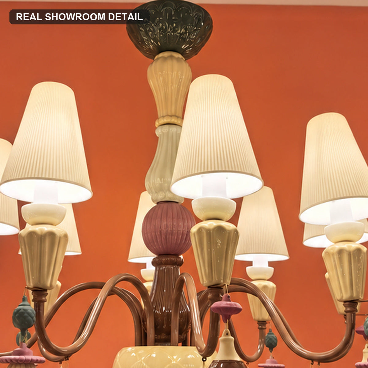 
Mirevelle Multicolor Botanical Ivy & Seed Chandelier