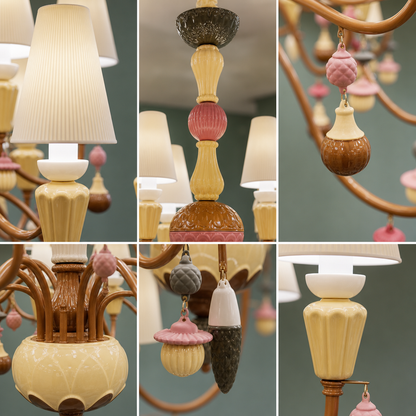 Mirevelle Multicolor Statement Ivy & Seed Chandelier