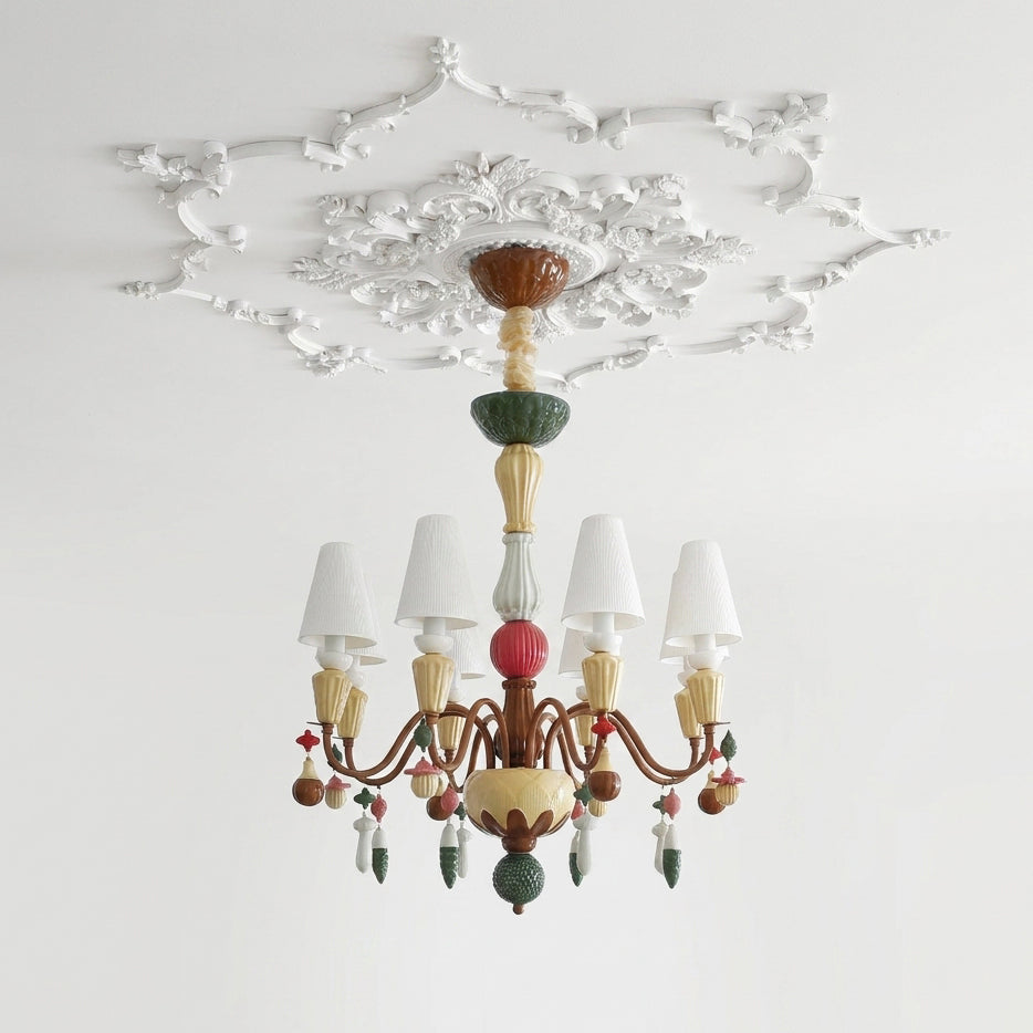 
Mirevelle size reference — single tier — 8 lights, Ø70 × H76 cm