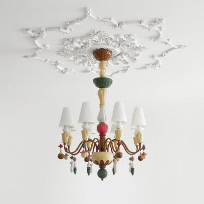 Mirevelle size reference — single tier — 8 lights, Ø70 × H76 cm