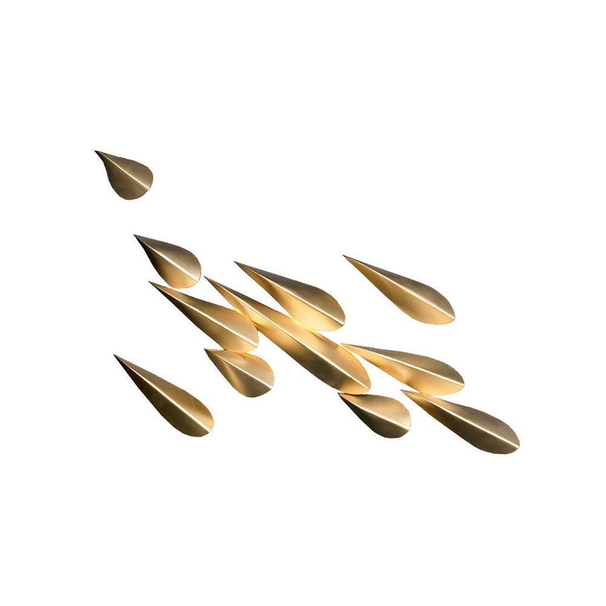 
Anodine Brass Leaf LED Wall Art Sconce
